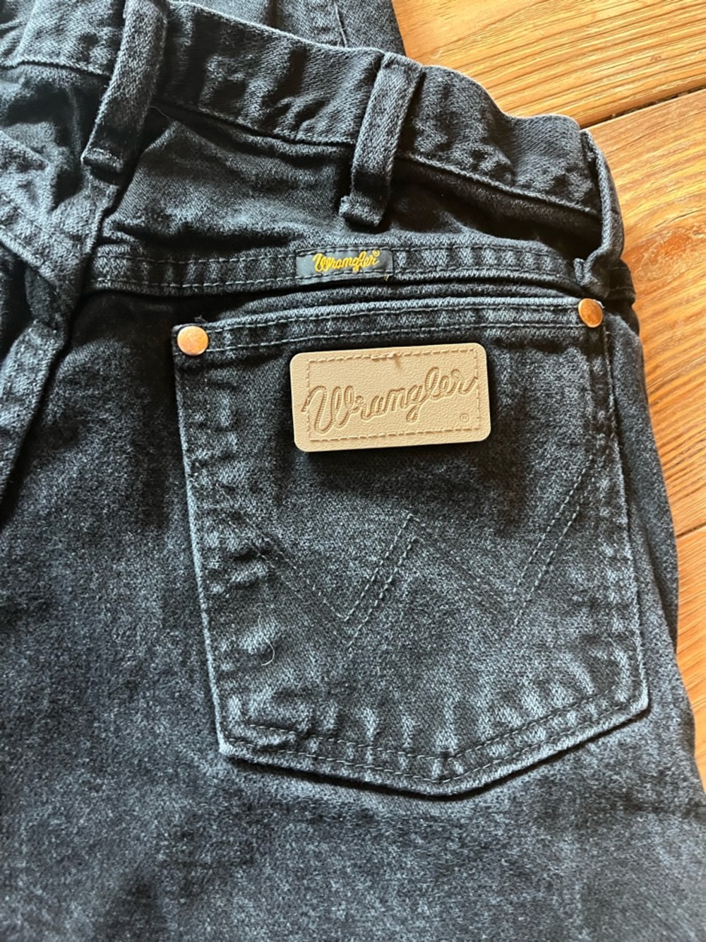 Wrangler Men’s Black Jeans - Cowboy Cut Original Fit 30x34